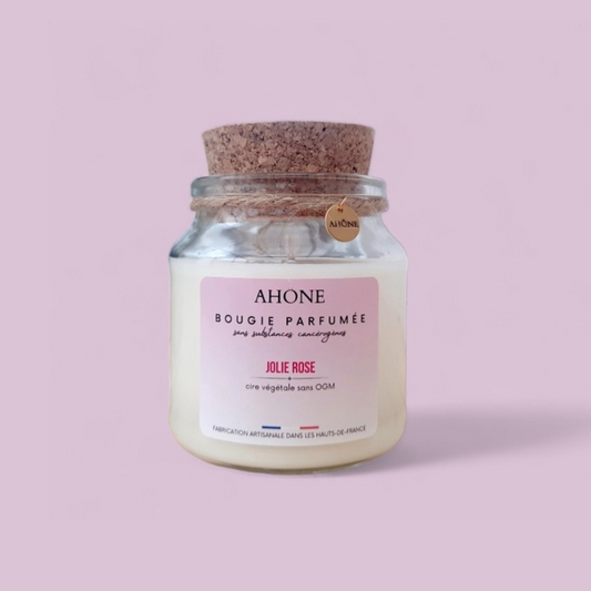 AHONE - Bougie parfumée 'Jolie rose'